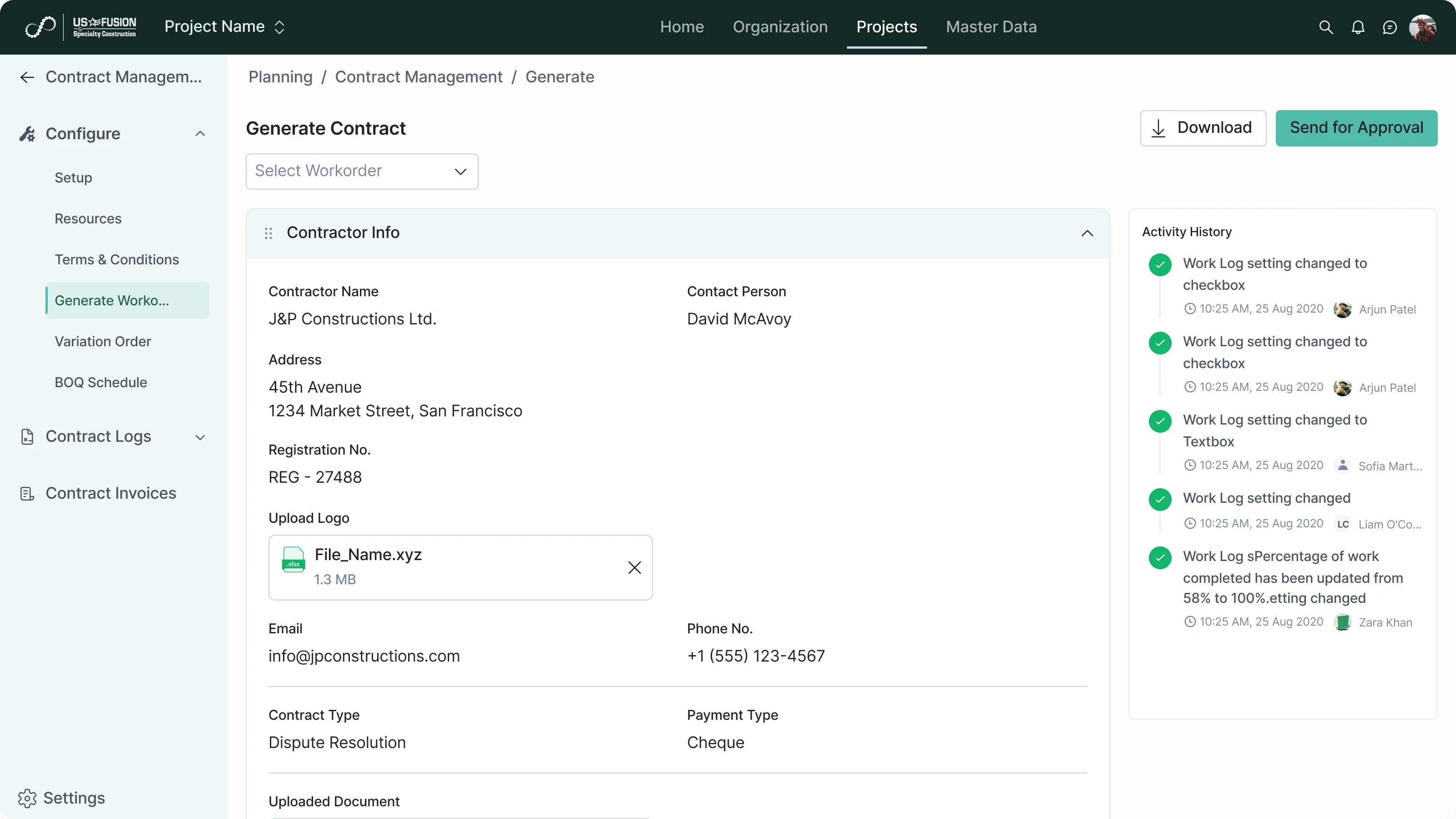 Workflow and Approval Management