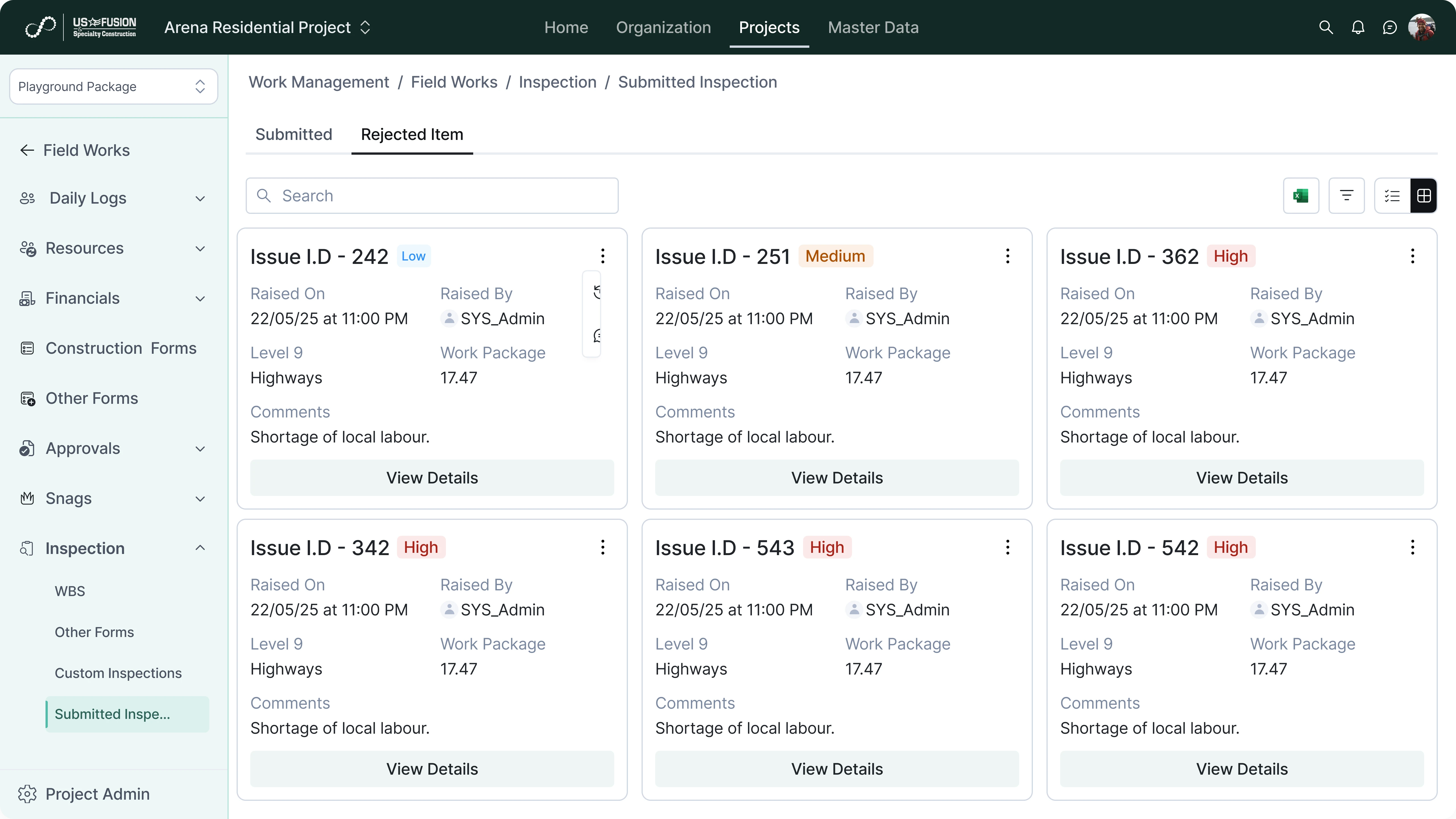 Issue and Observation Management