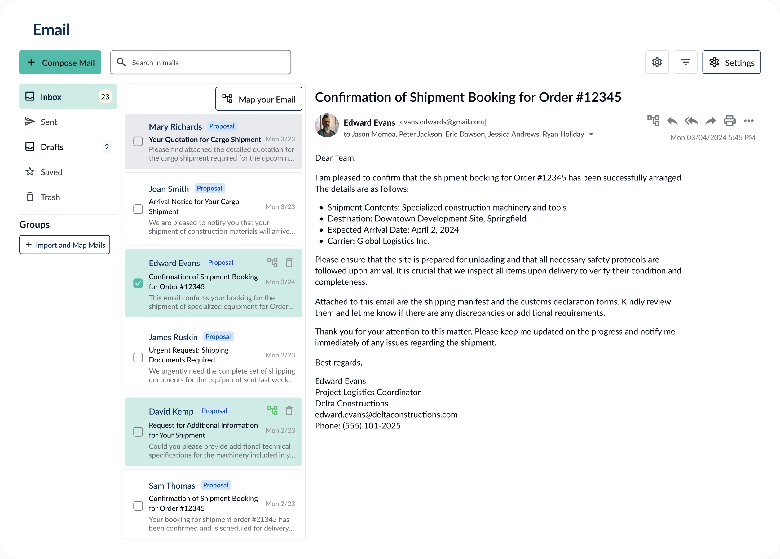 Proposal Creation and Setup