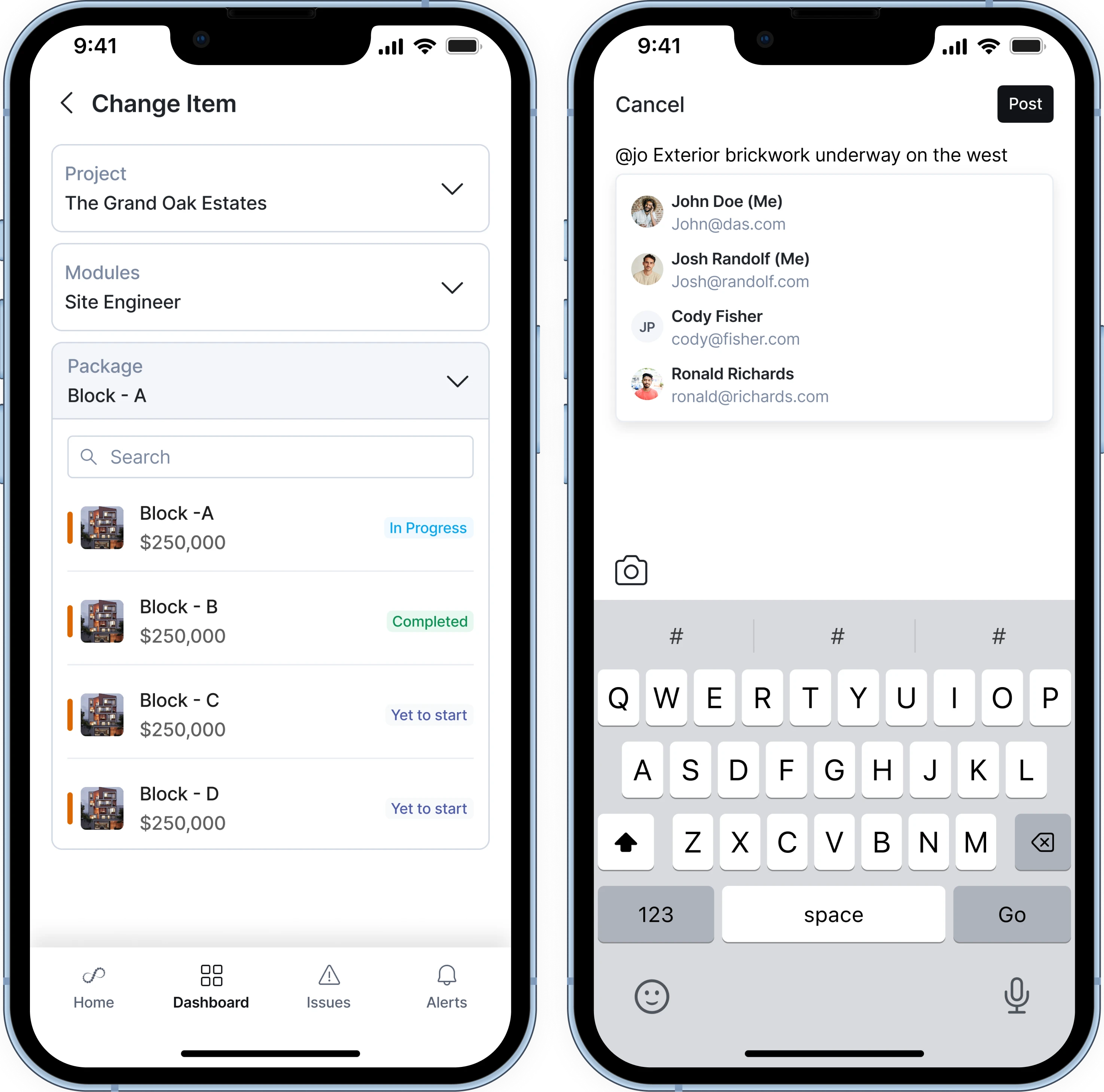 Issue and Follow-Up Tracking