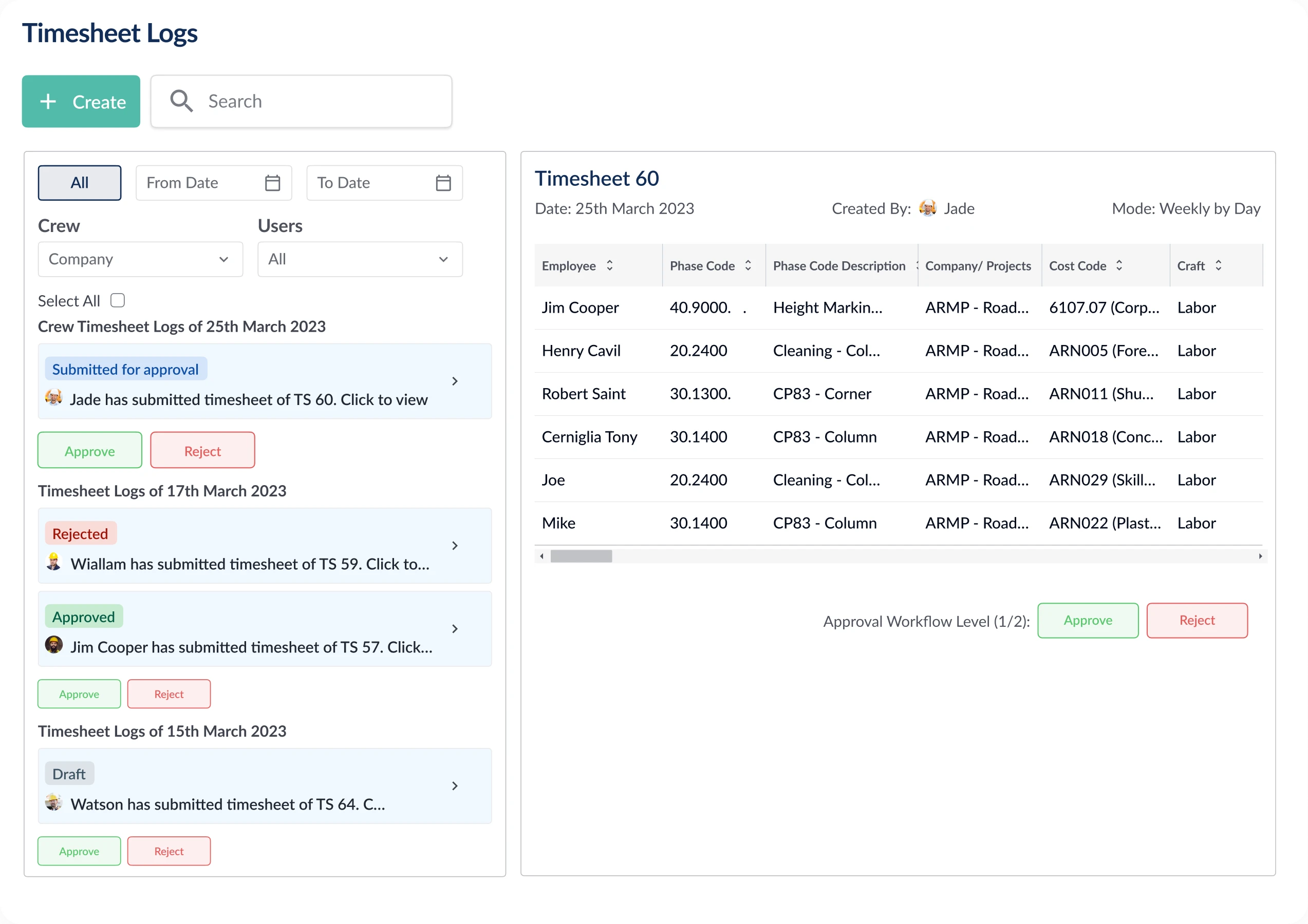 Attendance and Time Entry
