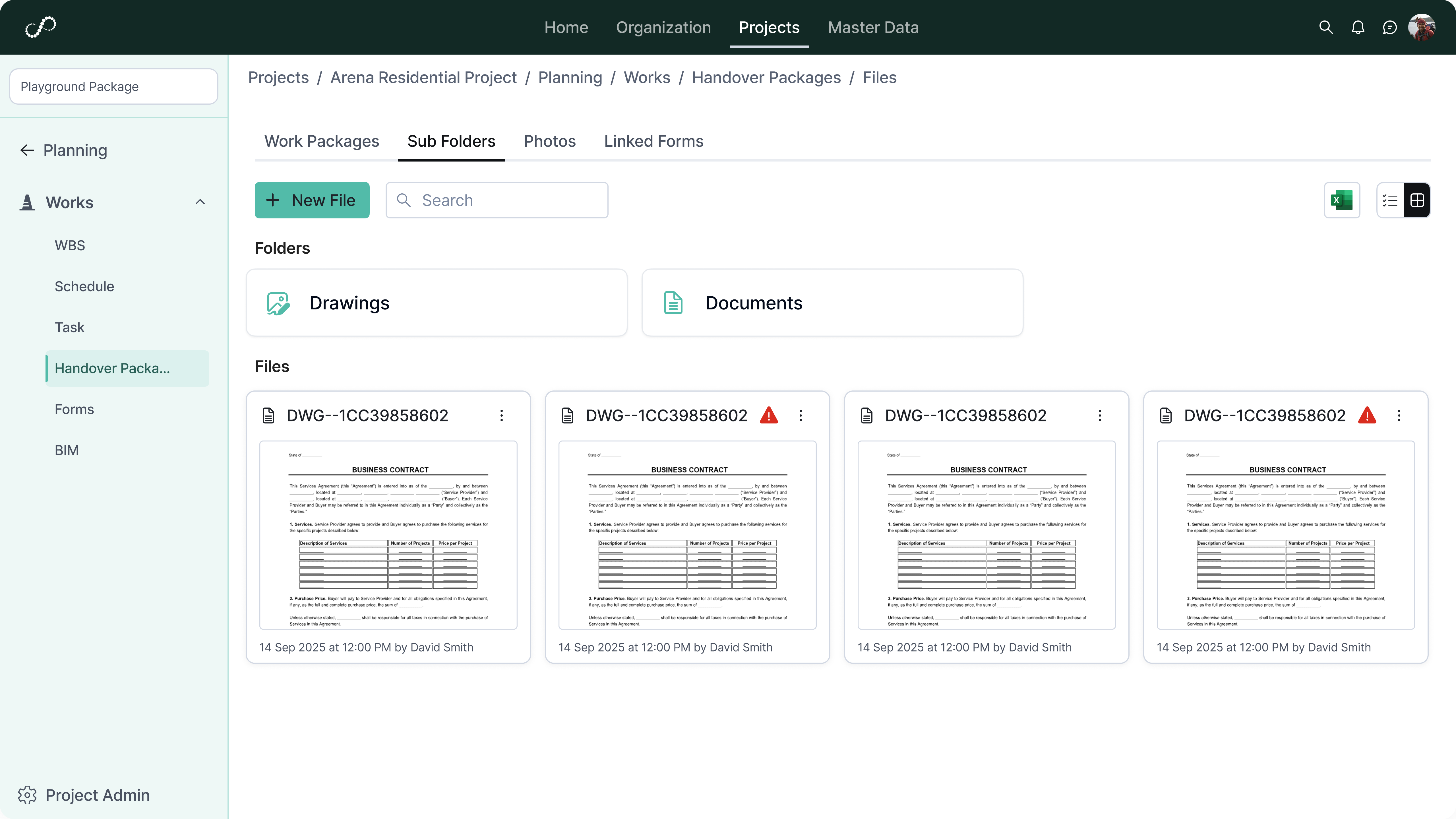Document and Drawing Mapping