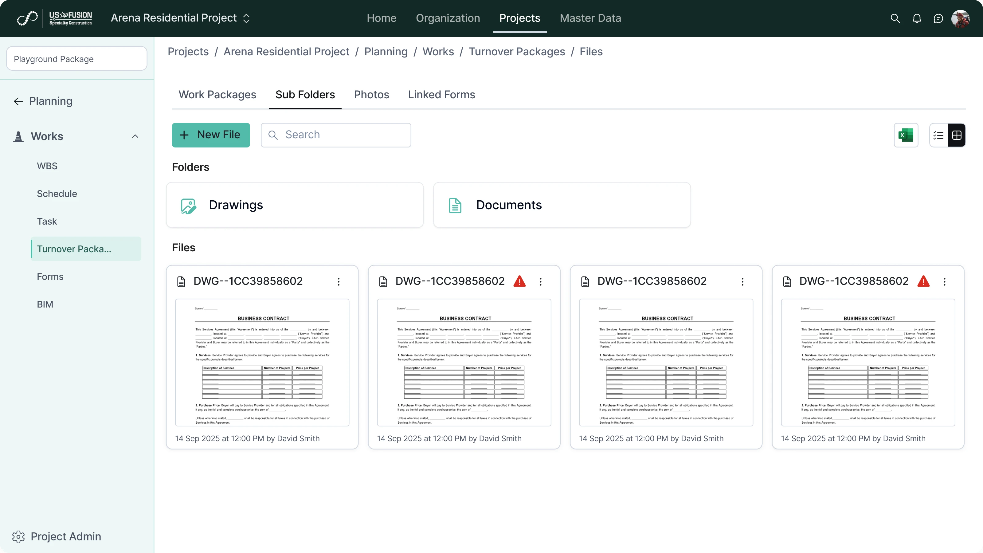 Document and Drawing Mapping